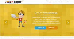 Desktop Screenshot of concomwebdesign.co.uk