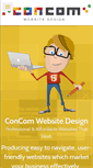 Mobile Screenshot of concomwebdesign.co.uk